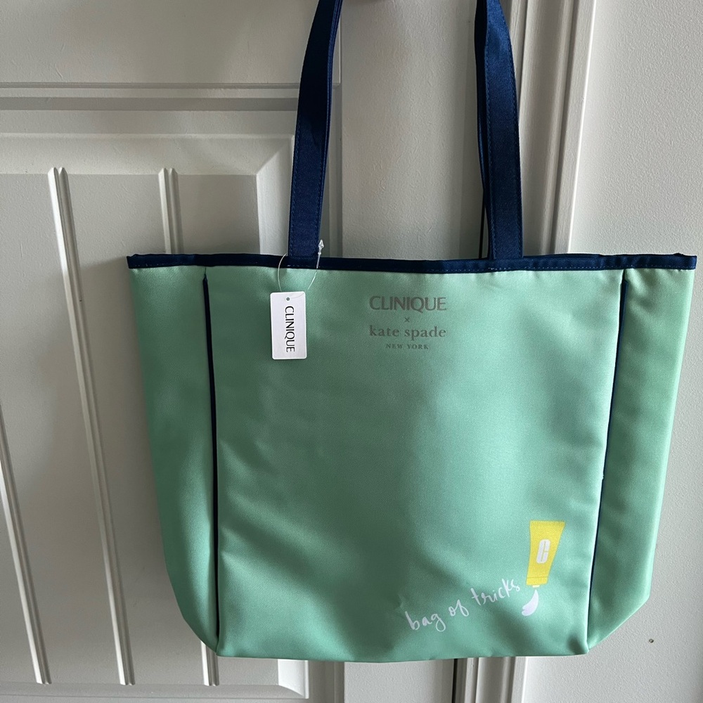 Kate Spade Green and Blue Tote